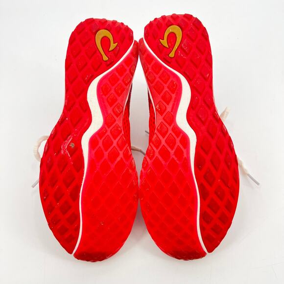 Olukai Wailuku Lychee Red Lace Up Sneakers Women’s Shoes Size 9 - Picture 7 of 11